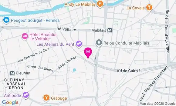 Localisation Mtre Droniou Laëtitia