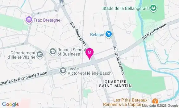 Localisation Mtre Egon Marine
