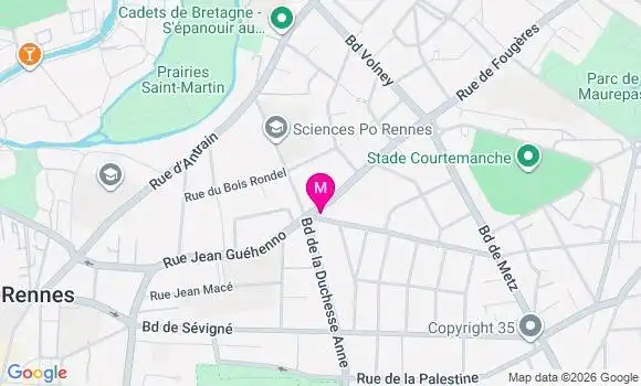 Localisation Mtre Eon Jaguin Florence