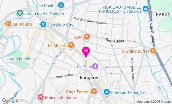 Localisation Mtre Gaudin Julia