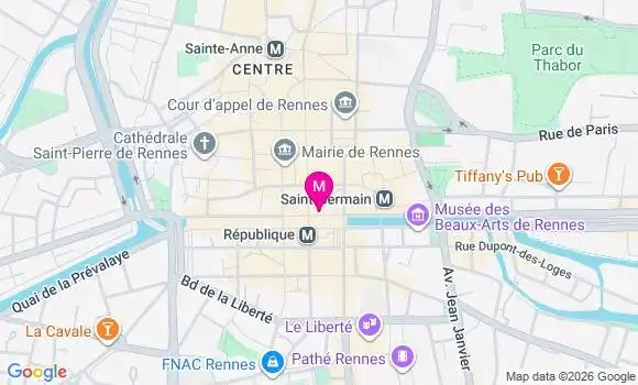 Localisation Mtre Jegouic Elodie