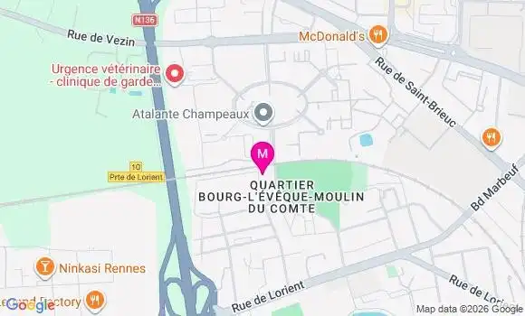 Localisation Mtre Le Grand Marion