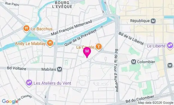 Localisation Mtre Leblois Paul Arthur