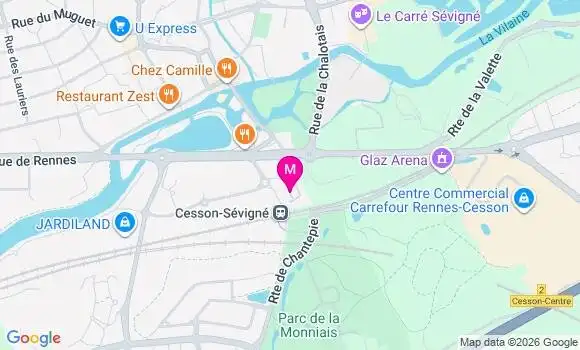 Localisation Mtre Lecharpentier Linda