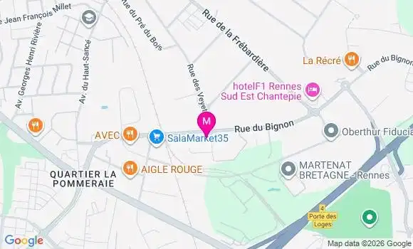 Localisation Mtre Migot Caroline