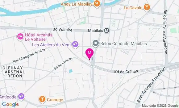 Localisation Mtre Monnet Nicolas