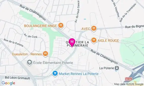 Localisation Mtre Mourrieras Claire