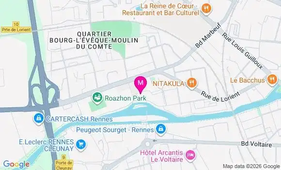 Localisation Mtre Nicolas Laurent Anne Louise