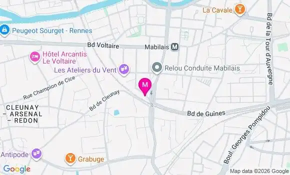 Localisation Mtre Odorico Pauline