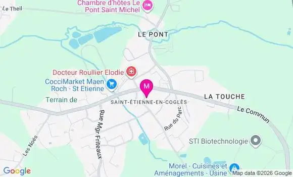 Localisation Mtre Poirier Brice