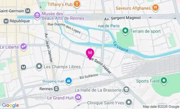 Localisation Mtre Poirier Nolwenn