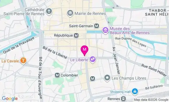 Localisation Mtre Prudon Yann