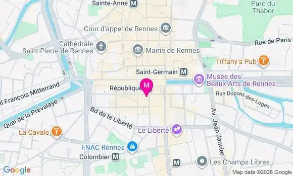 Localisation Mtre Rodius Pierre