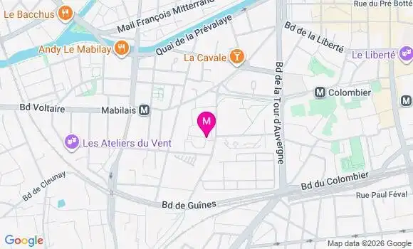 Localisation Mtre Vindic Michel