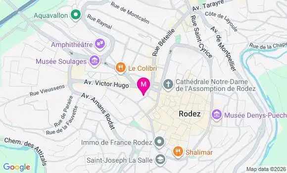 Localisation Mtre Cagnac Arnaud