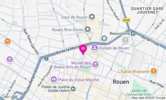 Localisation Mtre Bodineau Nicolas