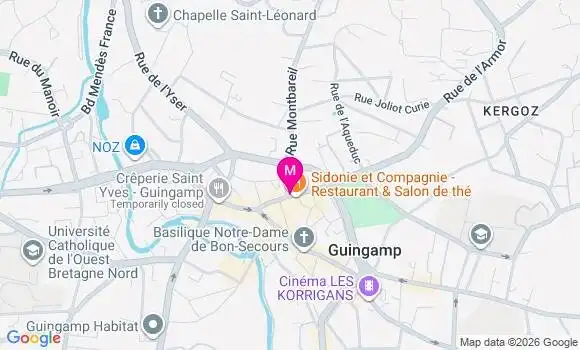 Localisation Mtre Juillan Marie Charlotte