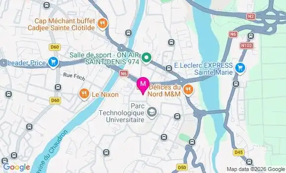 Localisation Mtre Maba Dali Delamour