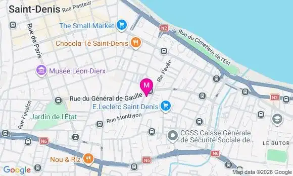 Localisation Mtre Maignan Emilie