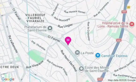Localisation Mtre Josserand Laurène