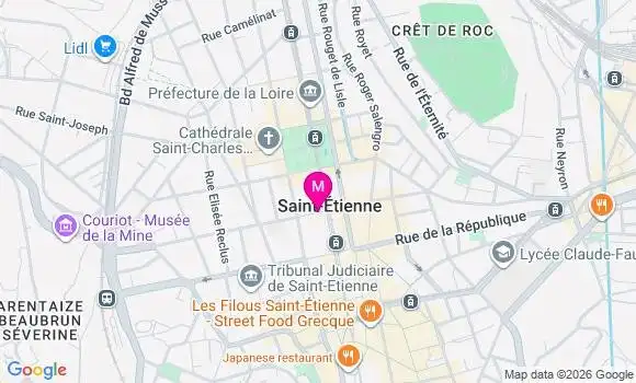 Localisation Mtre Lemoine Alexandra