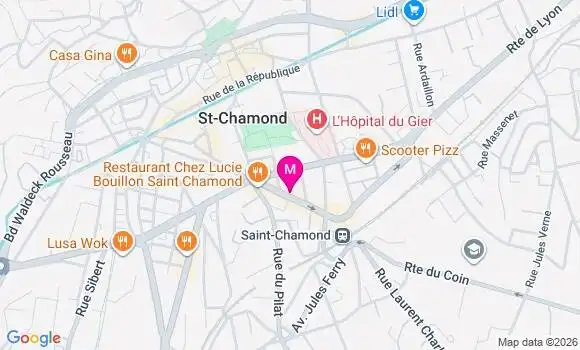 Localisation Mtre Petit Emilie