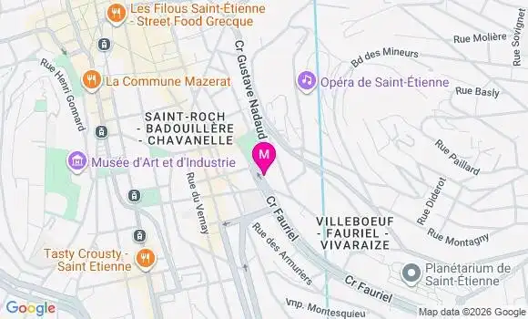 Localisation Mtre Rochetin Laurie