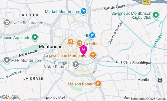 Localisation Mtre Servais Perrine