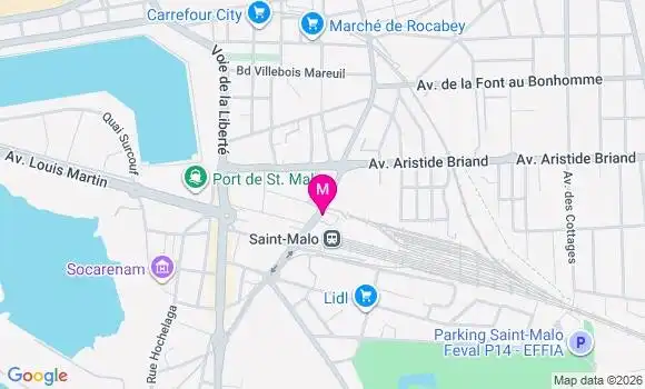 Localisation Mtre Lanoe Clara