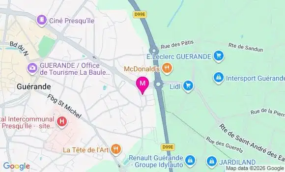 Localisation Mtre Babin Audrey