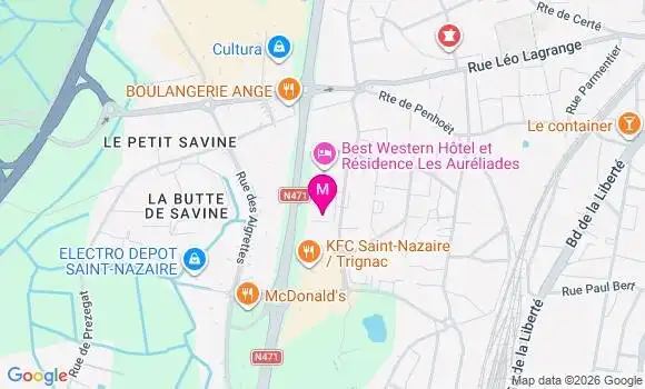 Localisation Mtre L