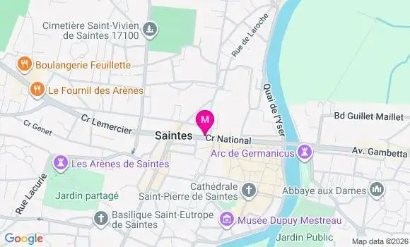 Localisation Mtre Caurand Florence