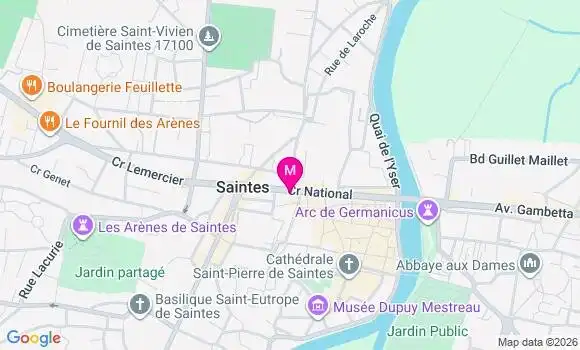 Localisation Mtre Grevin Fanny