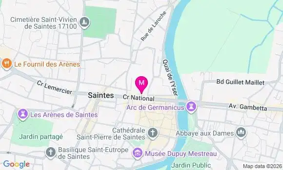 Localisation Mtre Larrue Elsa