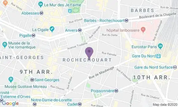 Localisation Mtre Chavanes Etienne