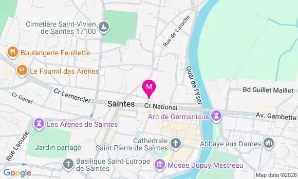 Localisation Mtre Morisse Pierre