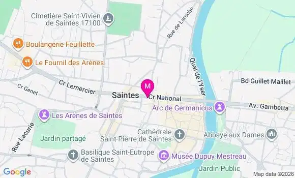 Localisation Mtre Sainte Marie Pricot Elisabeth