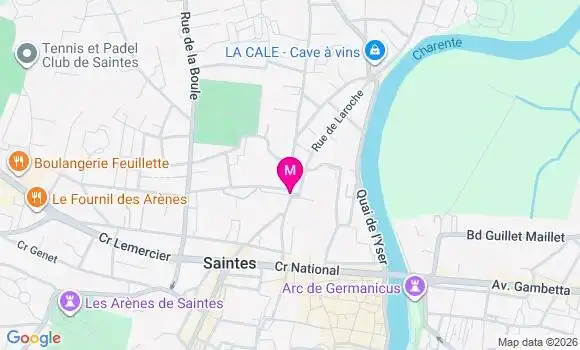 Localisation Mtre Sevet Julien