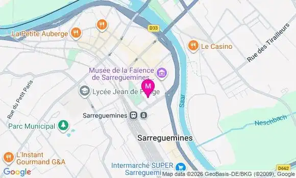 Localisation Mtre Ehrmann Barda Cathy