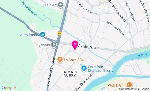 Localisation Mtre Vuillermoz Sabine
