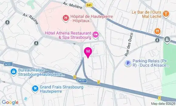 Localisation Mtre Berthias Lucie