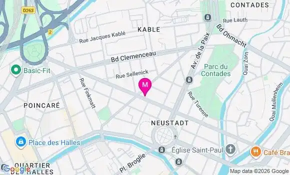 Localisation Mtre Bilger Benjamin