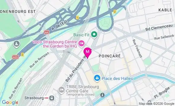 Localisation Mtre Boul Anne Catherine