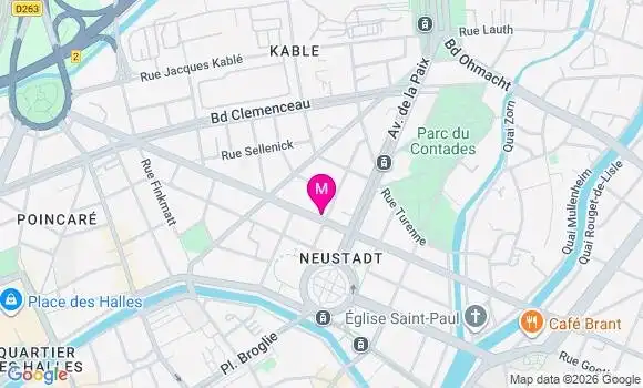 Localisation Mtre Elsaesser Typhaine