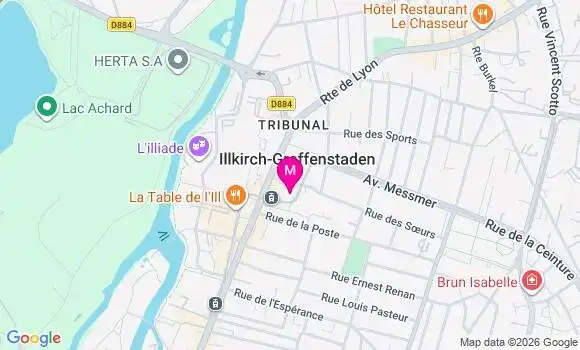 Localisation Mtre Fernandez Elisabeth