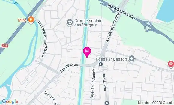 Localisation Mtre Houver Roland