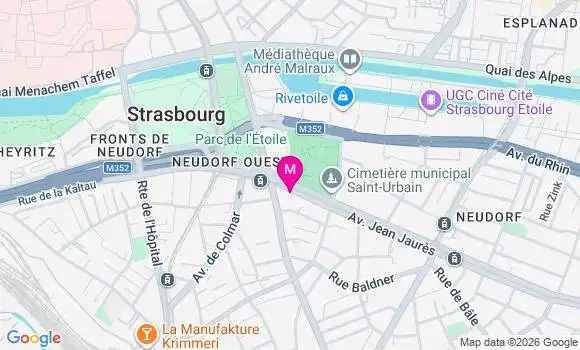 Localisation Mtre Jaeger Sophie