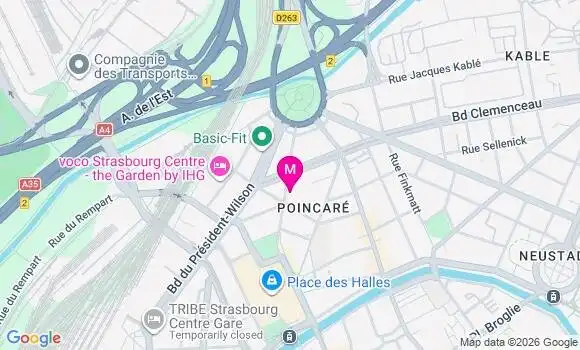 Localisation Mtre Mall Zoé