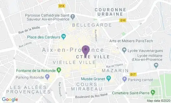 Localisation Mtre Gourgues Corinne