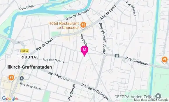 Localisation Mtre Riehm Cognee Anne